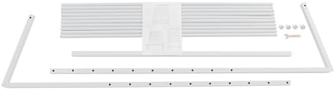Scarf Display Stand, 10 Tier Metal Scarf Holder Organizer, Scarf Hanger Scarf Holder Scarf Organizer Belt Organizer Pants Rack Scarf Rack for Commercial Clothing Retail Store (White, 120cm) - Image 7