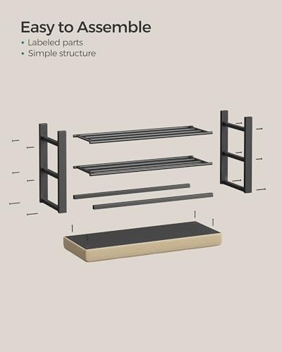 SONGMICS Shoe Bench, Storage Bench, Entryway Bench with Cushion - Image 6