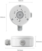 REOLINK Junction Box RLA-JBS1 Designed for Bullet Cameras B400, RLC-510A, RLC-510WA, RLC-810A, RLC-811A, RLC-811WA, RLC-81MA, RLC-81PA, RLC-1210A, Duo 2 PoE, Duo 2 WiFi, CX410 (Pack of 2) - Image 5