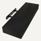 Amazon Basics Wood Floating Wall Shelves, 3-Pack, Black, 15.8" x 5" x 1.8" - Image 5