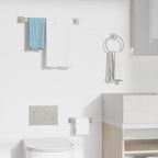 RUACQ Bathroom Accessories, 3-Piece Bathroom Hardware Set, Brushed Nickel - Image 2