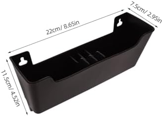 SHOWERORO Wall-Mounted File Organizer Plastic Document Holder for Home Office Hanging Mail and Paper Organizer Label Slots for Bills and Receipts - Image 2