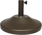US Weight Fillable Outdoor Umbrella Base - Use with Patio Table - Bronze by USWeight