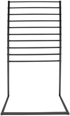 Scarf Display Stand, 10 Tier Metal Scarf Holder Organizer, Scarf Hanger Scarf Holder Scarf Organizer Belt Organizer Pants Rack Scarf Rack for Commercial Clothing Retail Store (Black, 80cm) - Image 6