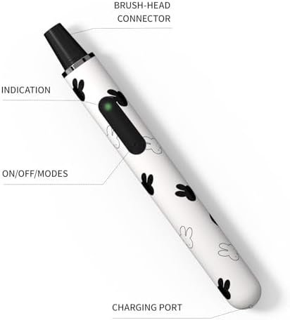 MIPOW Miffy Brush GO i4 Electric Toothbrush & Mini Water Flosser Combo Set, Slim Rechargeable Sonic Toothbrush w/Travel Case & Ceramic Dock，Oral Care Kit for Travel - Image 5