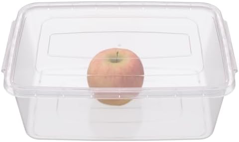 12 Packs Clear Storage Latching Boxes, 16 Quart Plastic Storage Latching Bin with Lid - Image 7