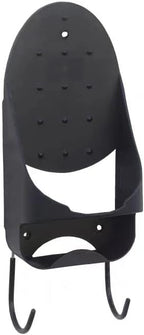 Coat Hooks,Coat Hanger Hooks, Ironing Boards Hanger Wall Mount Ironing Board Easily Mount Against Wall Door Room Ironing Board Hanger Hotel Electric Iron Storage Combination(Black) - Image 2