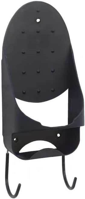 Coat Hooks,Coat Hanger Hooks, Ironing Boards Hanger Wall Mount Ironing Board Easily Mount Against Wall Door Room Ironing Board Hanger Hotel Electric Iron Storage Combination(Black) - Image 2