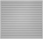 NeatiEase Slatwall Panel Wall Storage Systems, 4 x 4ft Slat Wall Paneling Garage Wall Organizer, Heavy Duty Wall Mounted PVC Wall Rack (Gray) by NeatiEase