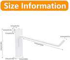 6'' Gridwall Hooks White, 25PCS Heavy Duty Gridwall Hangers - Image 7