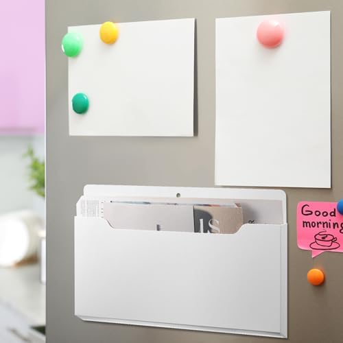 Fuutreo Magnetic Wall File Holder,6pcs,White,Horizontal-large - Image 6