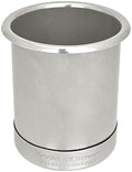 Docking Drawer 4" Stainless Steel Canister for Hot Tools, Capped Design by DockingDrawer