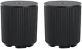 Umbrella Stand Side Table with 1.5 Inch Hole, 2 Pack, Black by Diyfire