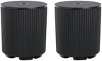 Umbrella Stand Side Table with 1.5 Inch Hole, 2 Pack, Black by Diyfire