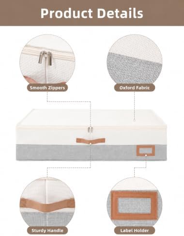 Wedding Dress Storage Box, Large Wedding Dress Preservation Box with 5 Cedar Wood Blocks, 30 Sheets of Acid-Free Tissue Paper, Microfiber Gloves, and Dust-Proof Bag-BeigeGrey - Image 5