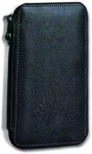 Global Art Genuine Leather Pencil Case 48 Pencil Capacity in Black - Image 2