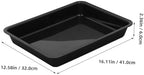 ABOOFAN Black Plastic Boot Tray Mat for Entryway, Shoe and PET Bowl - Image 3