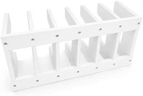 Pot Organizers Inside Cabinet – Pot Lid & Plate Rack for Cabinet, Multi-Use Storage for Lid Organizer Inside Cabinet - Cutting Boards, Baking Sheets & Trays - Fits Under Cabinet or Drawer (White) - Image 2