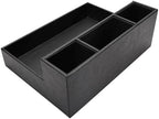 Barber Storage Box,Hairdressing Tool Holder, Multifunctional Detachable Large Storage Box, Shear Holder PU Leather Salon Scissors Holder, Hair Cutting Tools Storage Case for Barber Accessories(Small) - Image 6