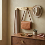 Goo-Ki Champagne Bronze Coat Rack Wall Mount with Keelplate Backplate, Heavy Duty Zinc Coat Hooks Wall Mounted, Modern Soft Gold Hat Hanger and Towel Rack for Entryway, Mudroom, and Bathroom(3 Hooks) - Image 4