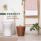84ECO 3 Gallon Rattan Trash Can with Lid and Liner - Wicker Trash Can for Bathroom, Bedroom, Kitchen, Living Room - Image 3