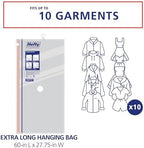 Hefty Hanging Compression Bags 3 Extra Long Vacuum Garment Storage Bags for Clothes, Travel, Closet Organization (60 X 27 Inches) (X-Large) - Image 5