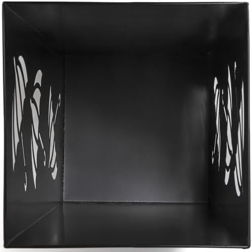 Okllen Metal Umbrella Holder, Square Umbrella Stand Rack for Entryway, 6.3" x 6.3" x 16.5", Black (Pack of 2) - Image 4