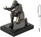 Knight Pen Holder Desk Organizers and Accessories as Gift Iron - Image 2