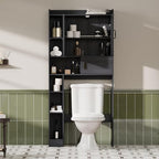 ChooChoo Over The Toilet Storage Cabinet with Sliding Door - Image 5
