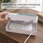 Decorative Cable Management Box, Faux Book Cord Organizer Cover with Dual Doors - Image 2