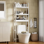 3-Tier wood over the Toilet Storage Cabinet , Simple Bathroom Storage rack by DeLutimia