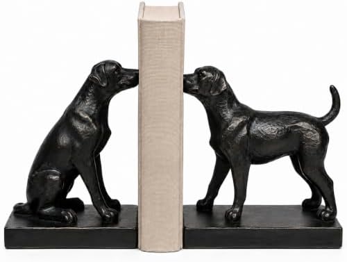 Comfy Hour 13.8 Inch Labrador Bookends, Dog Statue, Set of 2 by ComfyHour