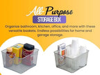 YBM HOME Kitchen Pantry Organizer Wire Baskets for Shelves, Cabinets, Pantry, Countertop, Mesh Open Storage Bin Metal Basket for Organizing Food Supplies, 12 Pack, 14x10x8.8 - Image 5