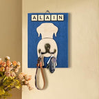 Personalized Dog Leash Holder, Custom Dog Butt Harness Wall Hanger Organizer with Name, Hooks for Leashes, Keys, Collars, Funny Leash Rack Wall Mount for Entryway, Gift for Pet Lovers, Home Décor - Image 2