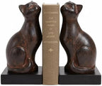 Comfy Hour 6.8 Inch Cat Bookends for Shelves, Cat Statue, Set of 2 by ComfyHour