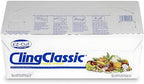 Cling Classic Plastic Wrap 12 in x 2000 ft Food Stretch Film Roll Clear ZipSafe Blade Cutter Easy to Cut Dispenser PVC BPA-Free Microwave & Freezer Safe Seal Home Commercial Use (12" x 2000') - Image 5