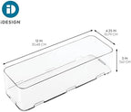 iDesign Interlocking Drawer Organizer, Set of 3, Clear - Image 3
