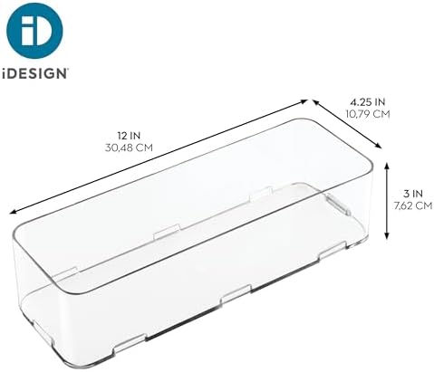 iDesign Interlocking Drawer Organizer, Set of 3, Clear - Image 3