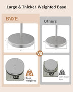 BWE Brushed Nickel Toilet Paper Holder Stand SUS304 Stainless Steel Modern - Image 3