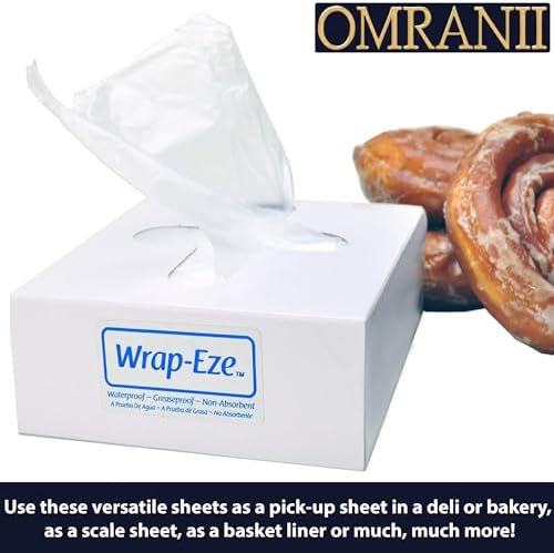 Wrap-Eze® HDPE Pop-Up Sheets 0.45Mil, 12" X 10.75" & 5000 Bags | Greaseproof, Waterproof | 5000 Sheets/Case with 10 Pop-Up Dispenser Packs | Cost-Effective Pick-Up, Scale & Basket Liner Sheets - Image 6