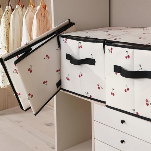Stackable Clothes Storage Bins with Lids 3 Pack. - Image 5