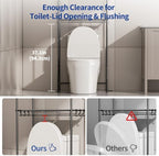 Delamu Over Toilet Storage Rack, 4 Tiers (71.9" H) Bathroom Organizer Shelf - Image 5