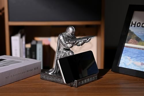Windbreaker Soldier Knight Pen Holder Personalized Desk Accessory Silver - Image 3