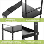 Across-Star Expandable Cabinet Shelf Organizer Rack, Stackable Kitchen Counter Storage Shelves Stand, Adjustable Height Pantry Shelf Spice Rack - Image 6