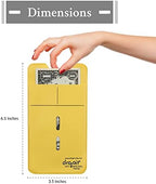 UBICON Reusable Vinyl Safe Deposit Envelope, Green, Size 50 - Image 2