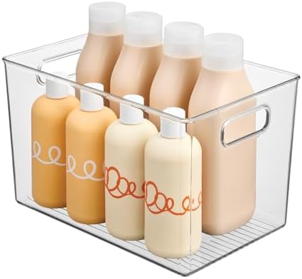 iDesign Large Clear Plastic Storage Bin by iDesign