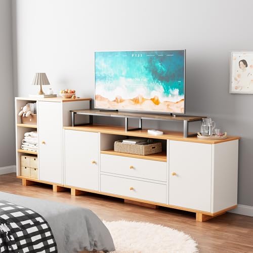 aboxoo 59" Large TV Riser Stand for 32-75 Inch TV, TV Shelf with Steel Legs - Image 7
