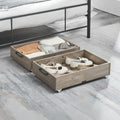 TIOPGHAD 2-Pack Under Bed Storage Drawers with Wheels, Brownish-Gray by TIOPGHAD