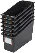 Really Good Stuff Durable Book & Binder Holders - 6 Pack - Black by ReallyGoodStuff