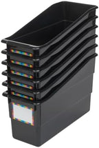 Really Good Stuff Durable Book & Binder Holders - 6 Pack - Black by ReallyGoodStuff
